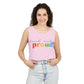 loud and proud! rainbow text Tank Top | Pride LGBTQ+ apparel