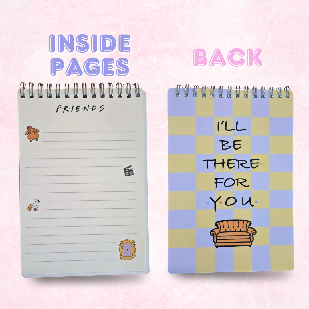 Kawaii Chibi F.R.I.E.N.D.S Inspired Notebook