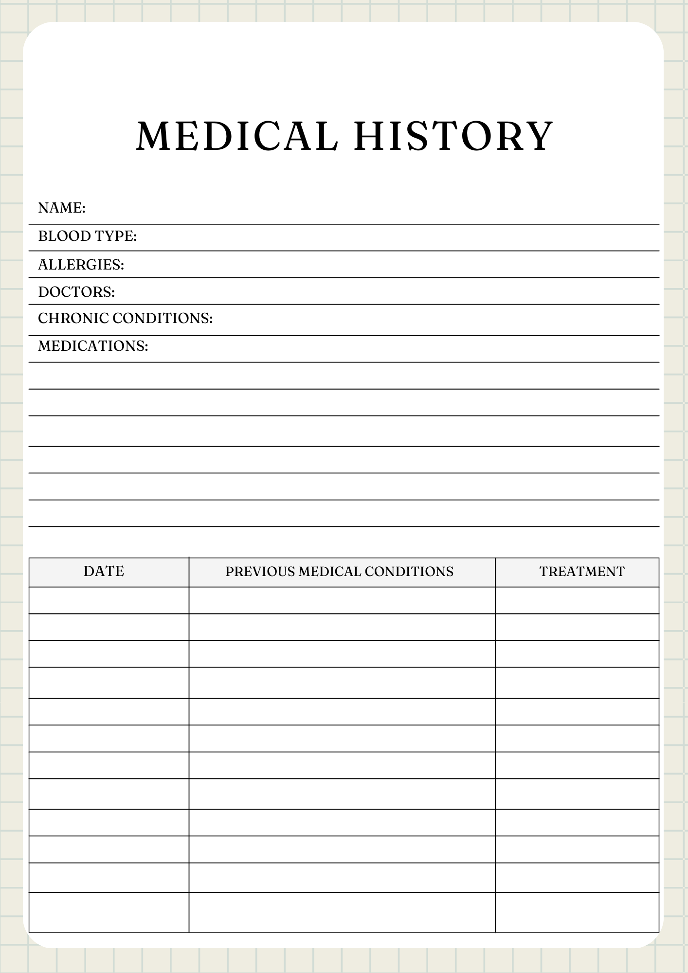 Nutrition Planner | Digital Download