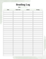 Digital Reading Journal | Digital Download