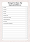 Switch Off Journal | Digital Download