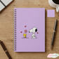 Kawaii Snoopy and Woodstock Flower Notebook | A5 (5.82 x 8.26 in)