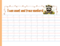 Number Tracing Pad - Animal Theme | Digital Download