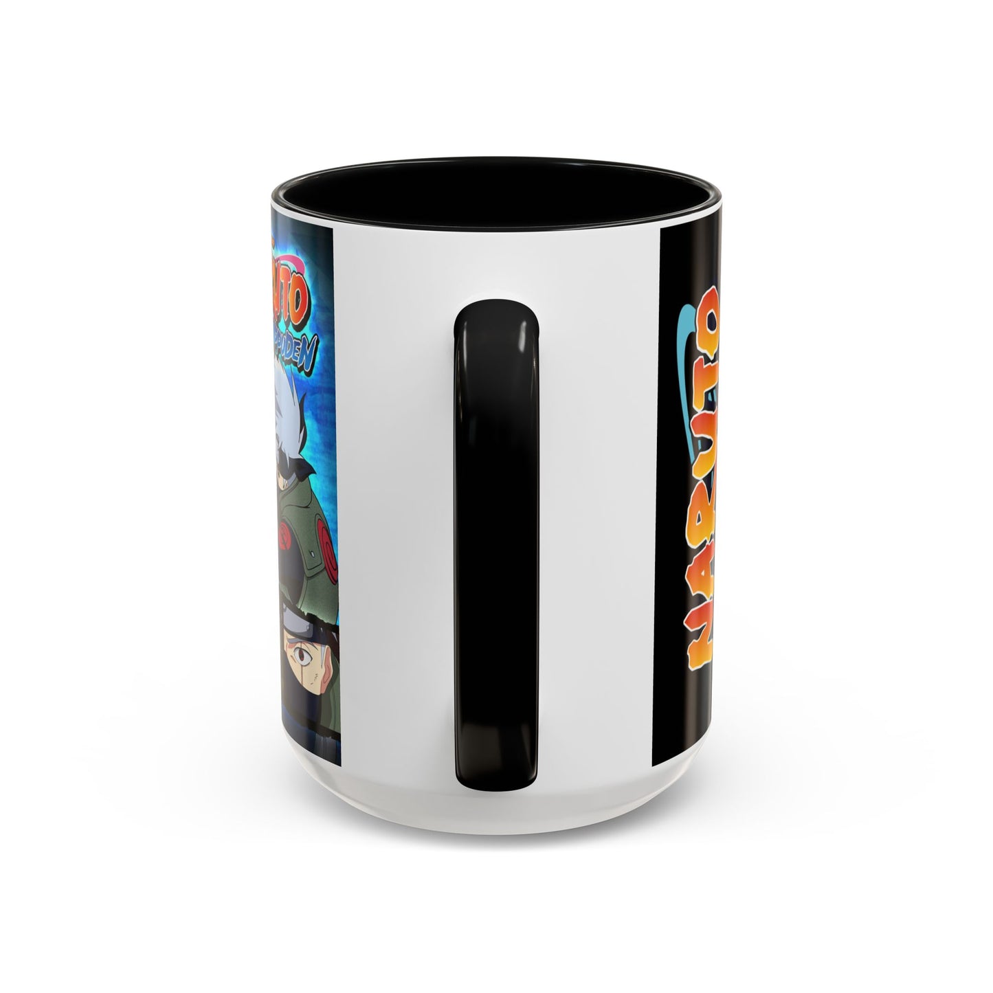 Naruto Kakashi Accent Coffee Mug — Anime Character Collage 11/15oz