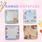 Kawaii  Character Sticky Notepads (50 pages)