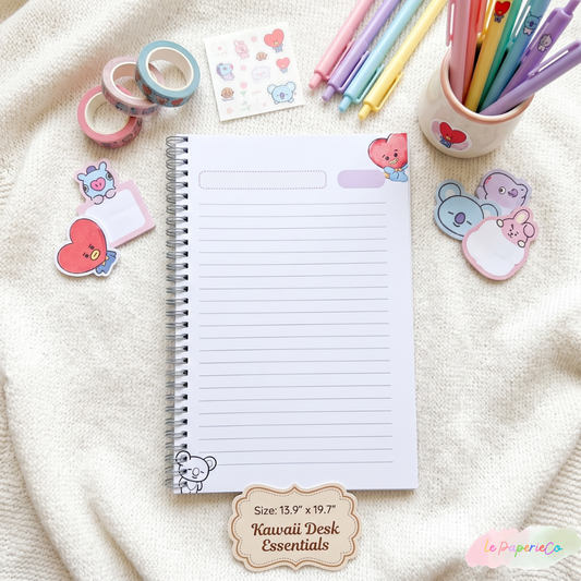 Kawaii Cooky Notebook | B3 (13.9 × 19.7 in)