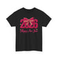 2026 Happy New Year Tee  Festive Pink Bow Celebration T-Shirt
