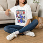 Snoopy Graphic T-Shirt — "The Many Faces of Snoopy" Retro Cartoon Tee