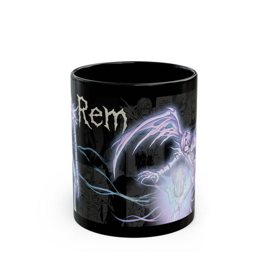Demon Reaper Black Mug — Gothic Anime Grim Reaper Coffee Cup (11oz & 15oz)