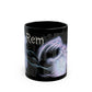 Demon Reaper Black Mug — Gothic Anime Grim Reaper Coffee Cup (11oz & 15oz)