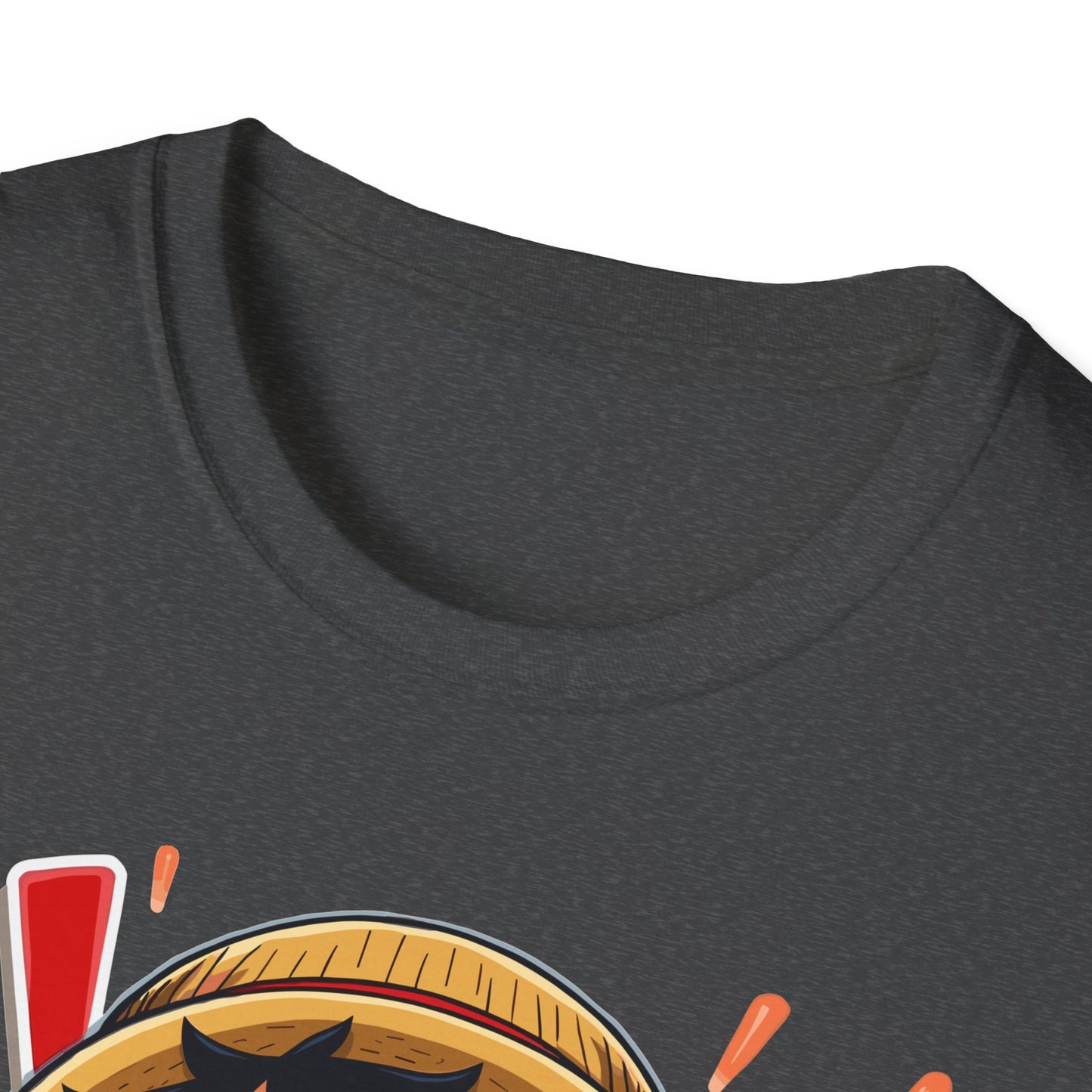 Luffy Graphic T-Shirt | Chibi Straw Hat Pirate Anime Tee| Le Paperie Co