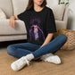 Arise Dark Anime Boy T-Shirt | Purple Lightning Graphic Tee