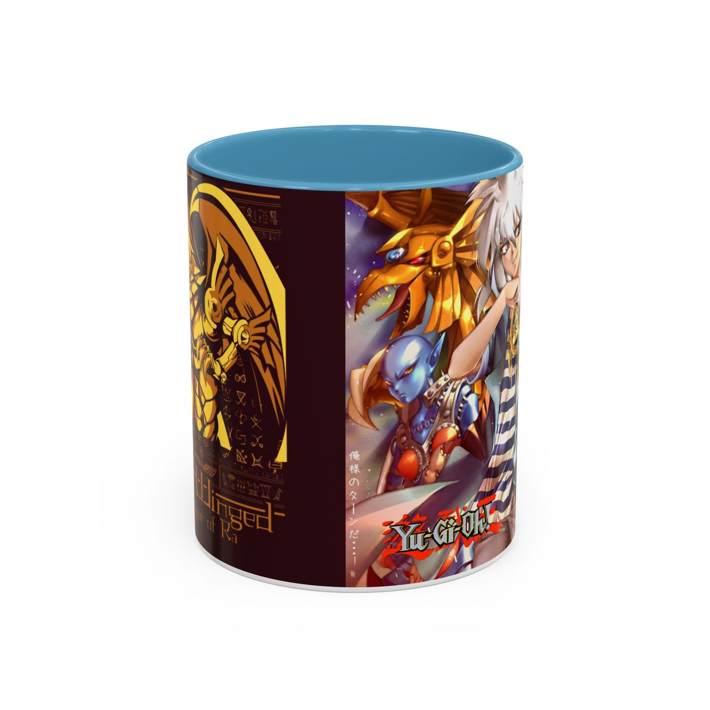 Yu-Gi-Oh! Art Accent Coffee Mug | Pharaonic and Shadi Design (11/15oz)