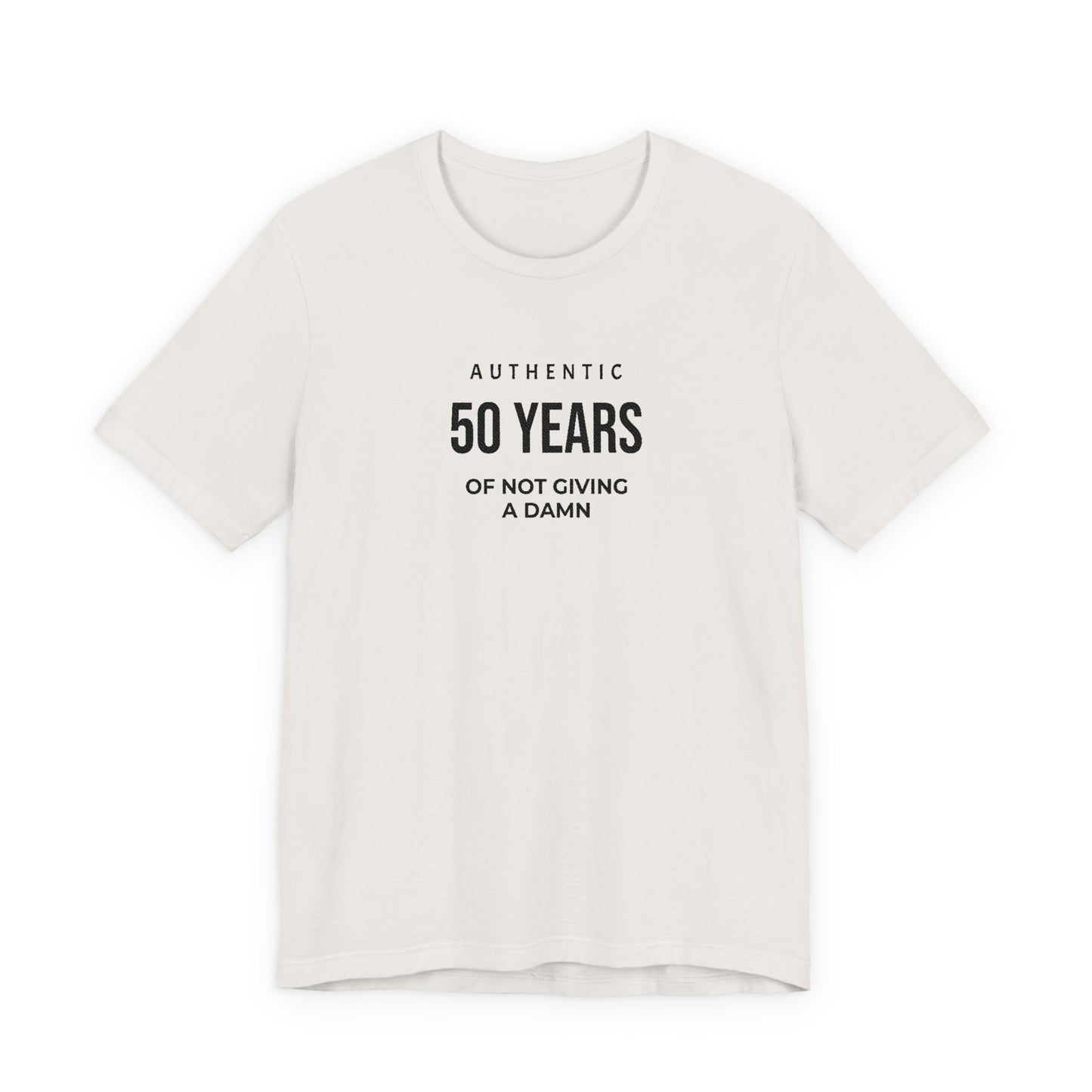 Customized Authentic 50 Years Of Not Giving A Damn T-Shirt | 50th Birthday Tee