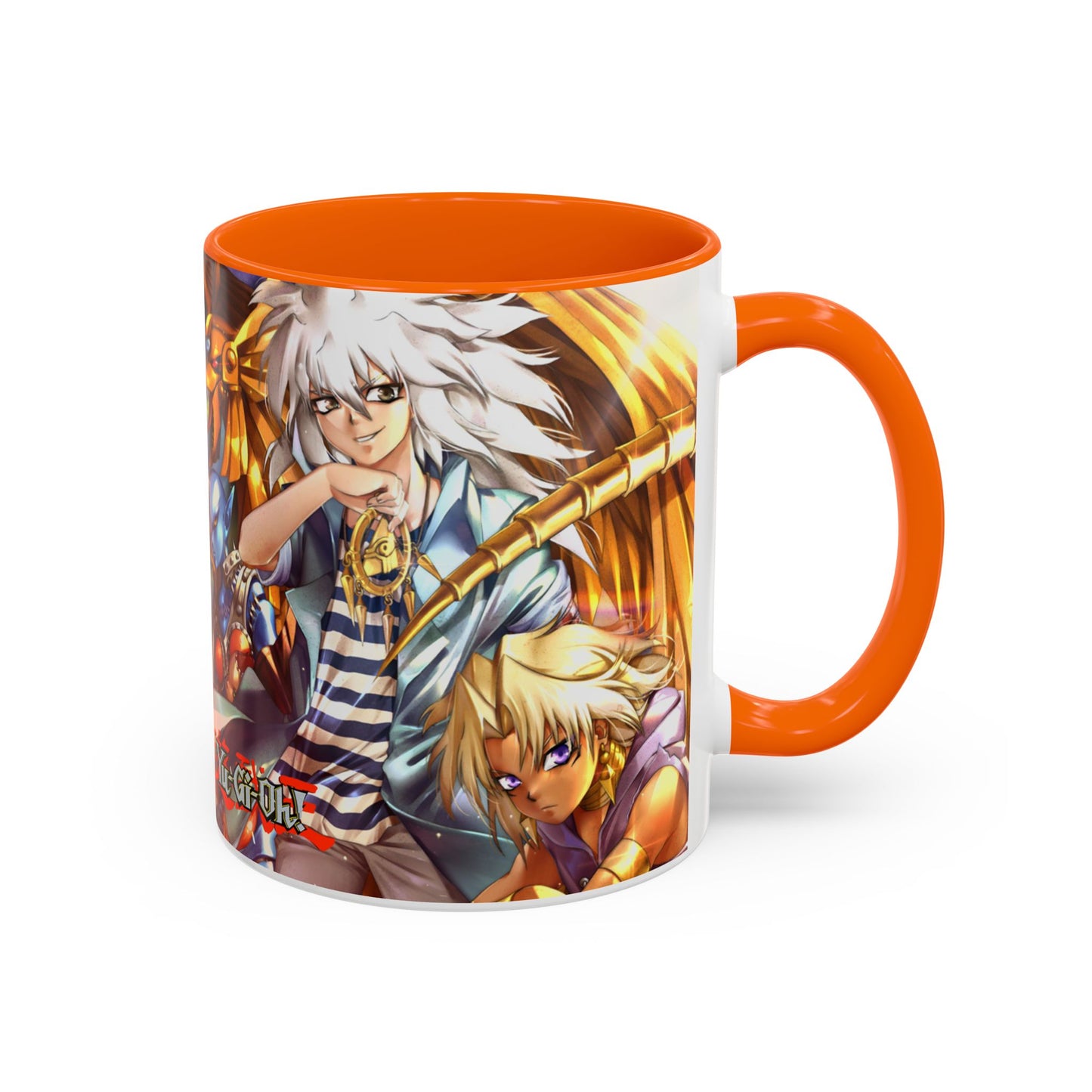 Yu-Gi-Oh! Art Accent Coffee Mug | Pharaonic and Shadi Design (11/15oz)