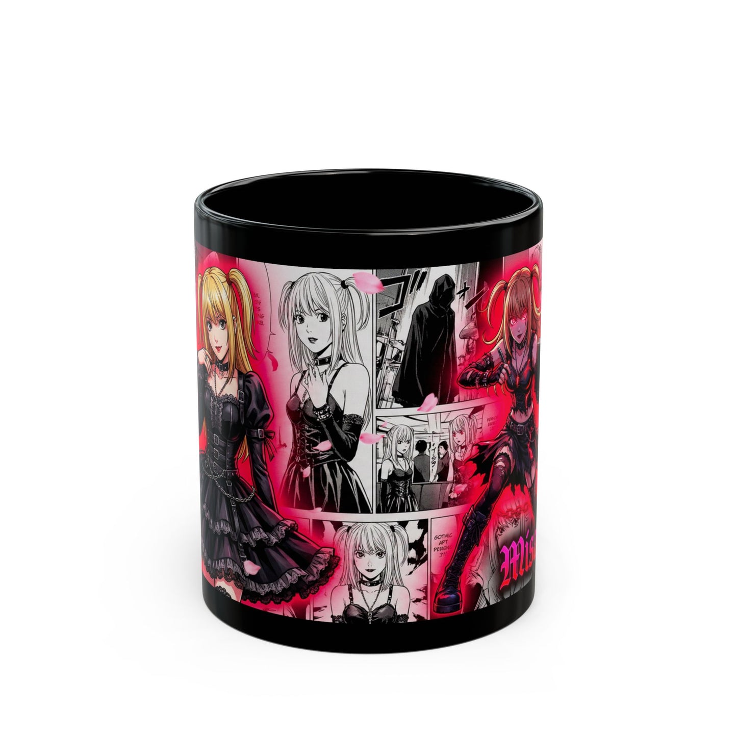 Misa Amane Anime Manga Black Ceramic Mug (11oz/15oz)