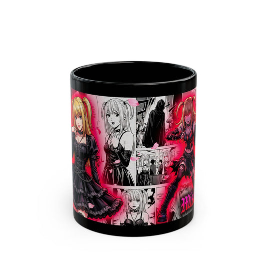Misa Amane Anime Manga Black Ceramic Mug (11oz/15oz)
