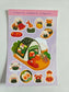 Kawaii Onigiri Sticker Sheet | Kawaii Rice Ball Planner Laptop Decal