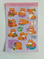 Kawaii Dog Sticker Sheet | Adorable Shiba Inu Decals