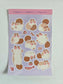 Fluffy Cat Sticker Sheet | Planner Laptop Decal (4x6 Inch)