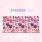 UV DTF Valentines Themed Stickers