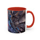 Yu-Gi-Oh! Coffee Mug | Fantasy Skull Warrior Accent Mug (11/15oz)