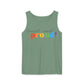 loud and proud! rainbow text Tank Top | Pride LGBTQ+ apparel