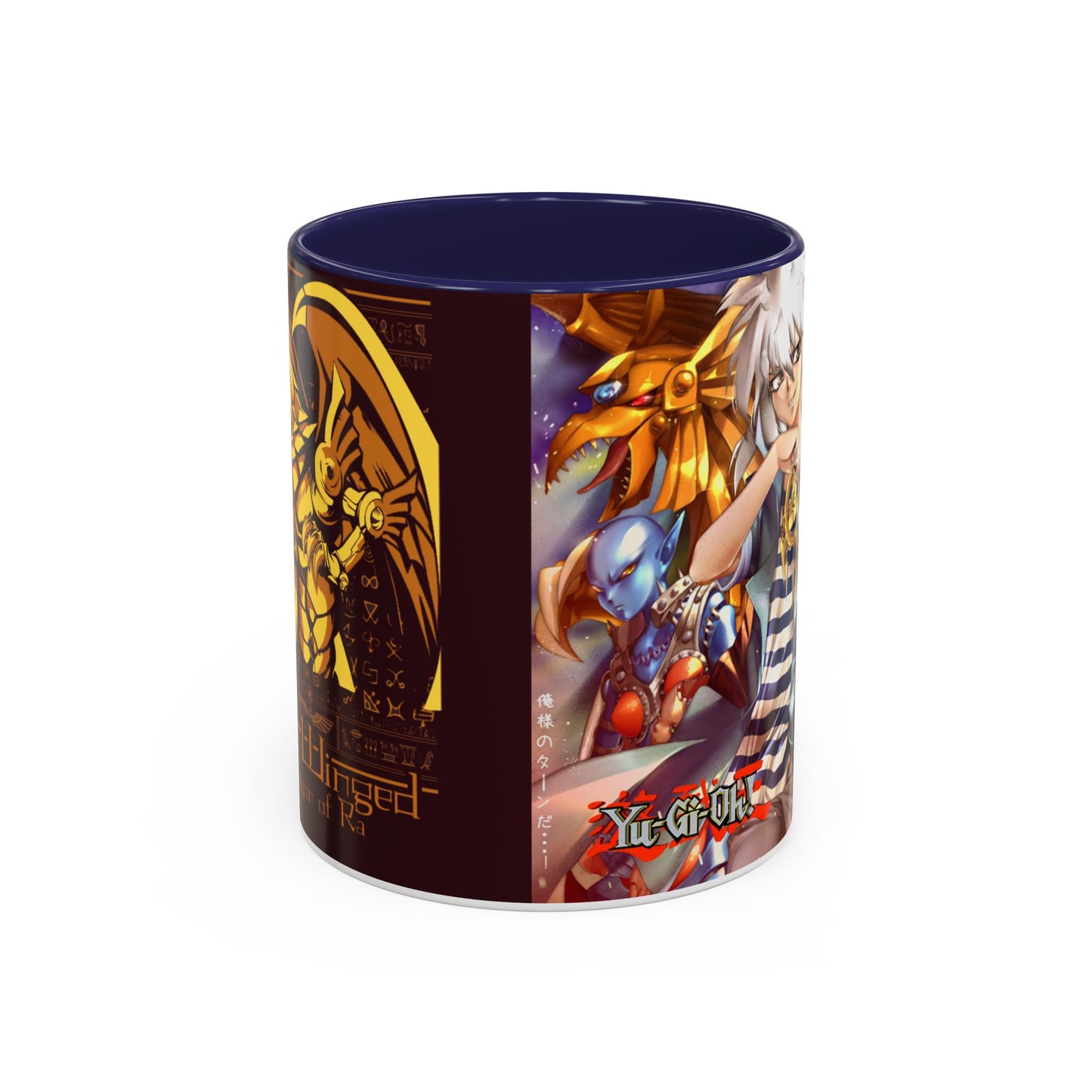 Yu-Gi-Oh! Art Accent Coffee Mug | Pharaonic and Shadi Design (11/15oz)