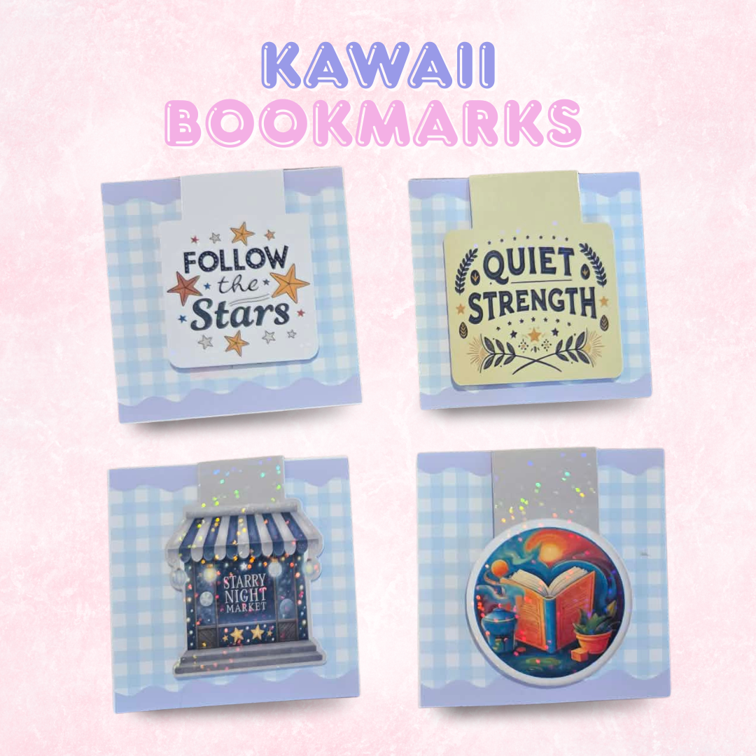 Kawaii Bookmarks for Booklovers