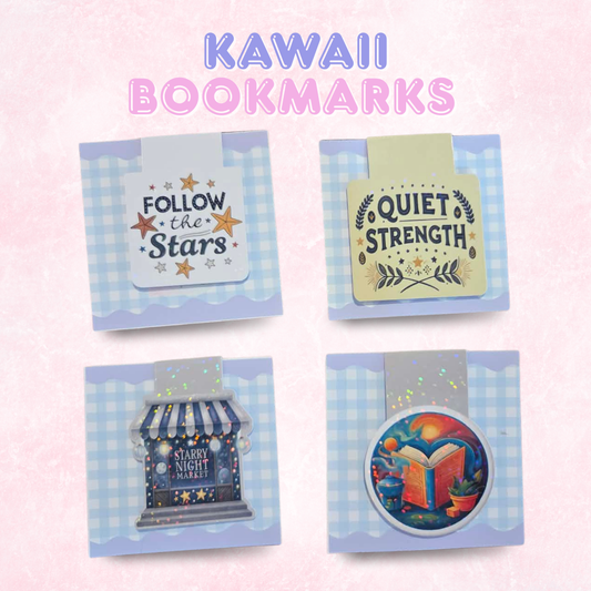 Kawaii Bookmarks for Booklovers