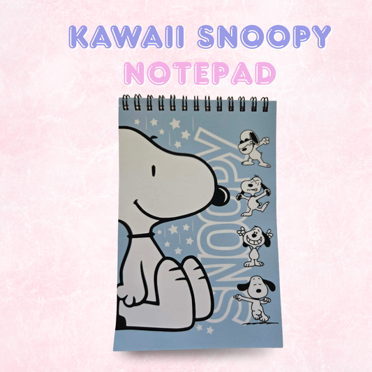 Kawaii Snoopy Spiral Notepad