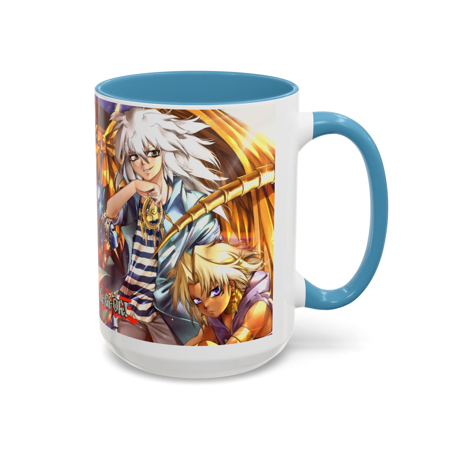 Yu-Gi-Oh! Art Accent Coffee Mug | Pharaonic and Shadi Design (11/15oz)