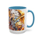Yu-Gi-Oh! Art Accent Coffee Mug | Pharaonic and Shadi Design (11/15oz)