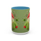 Green Knit Santa Mug | Accent Coffee Mug