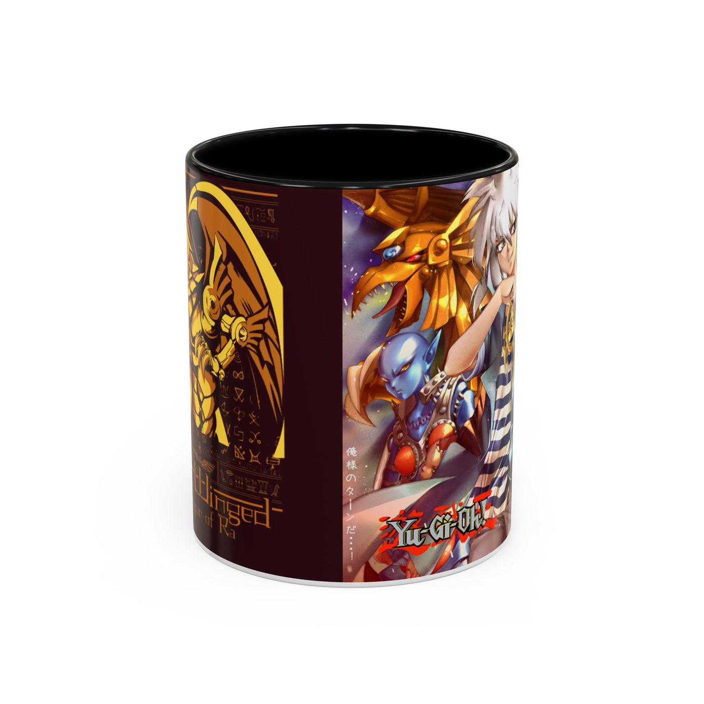Yu-Gi-Oh! Art Accent Coffee Mug | Pharaonic and Shadi Design (11/15oz)