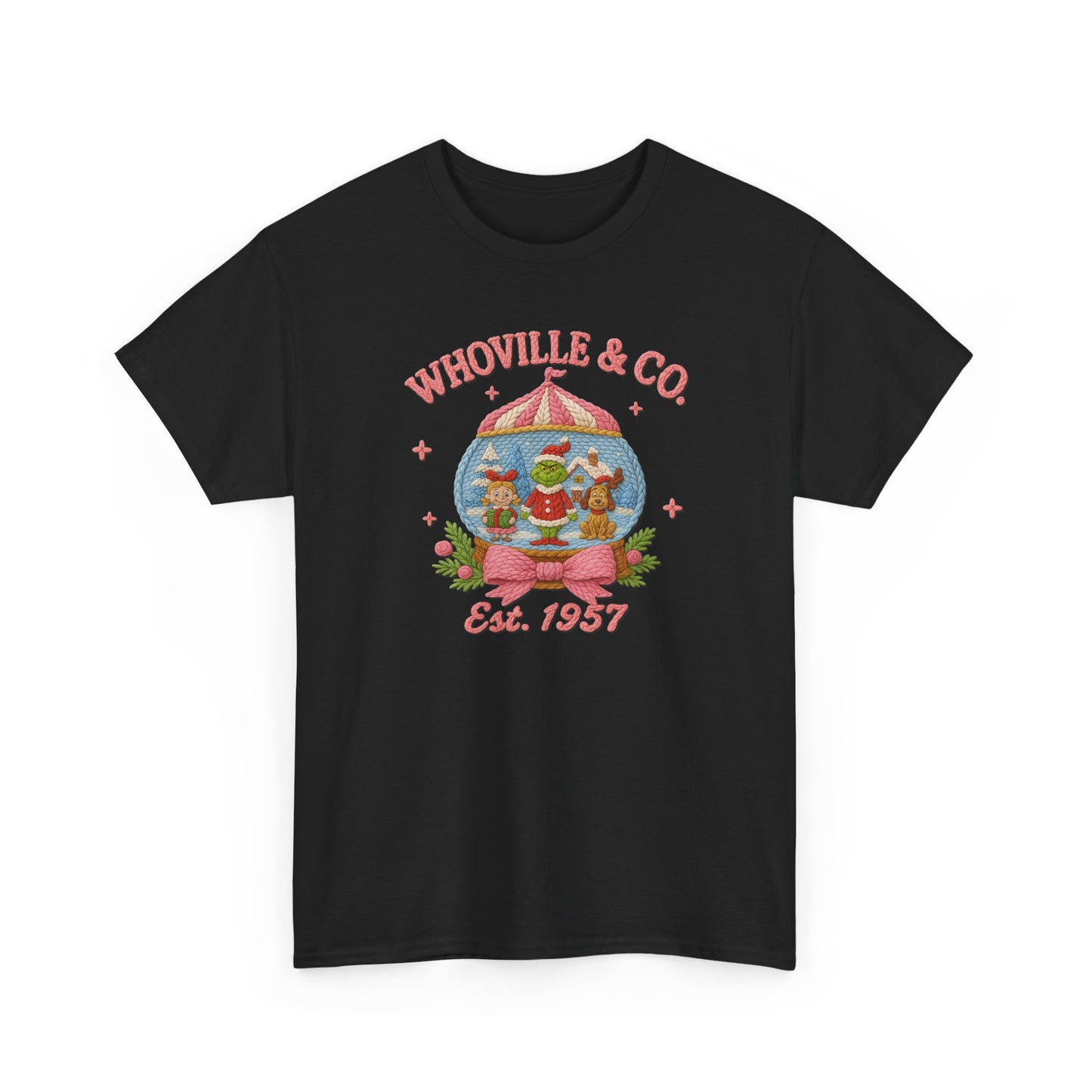 Whoville Snow Globe tee | Christmas Dr. Seuss inspired shirt, holiday village design