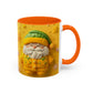 Yellow Sweater Santa Mug | Accent Coffee Mug
