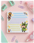 Kawaii Memo Pad — Cute Cartoon Character Memo Pad for School, Office & Everyday Notes