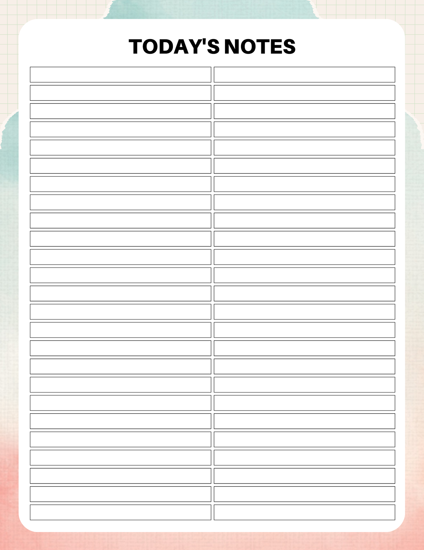 7 DAY FOOD Diary | Digital Download