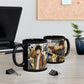 Death Note-Style Manga Panel Black Mug — 'Touta Matsuda' Anime Coffee Cup (11oz/15oz)