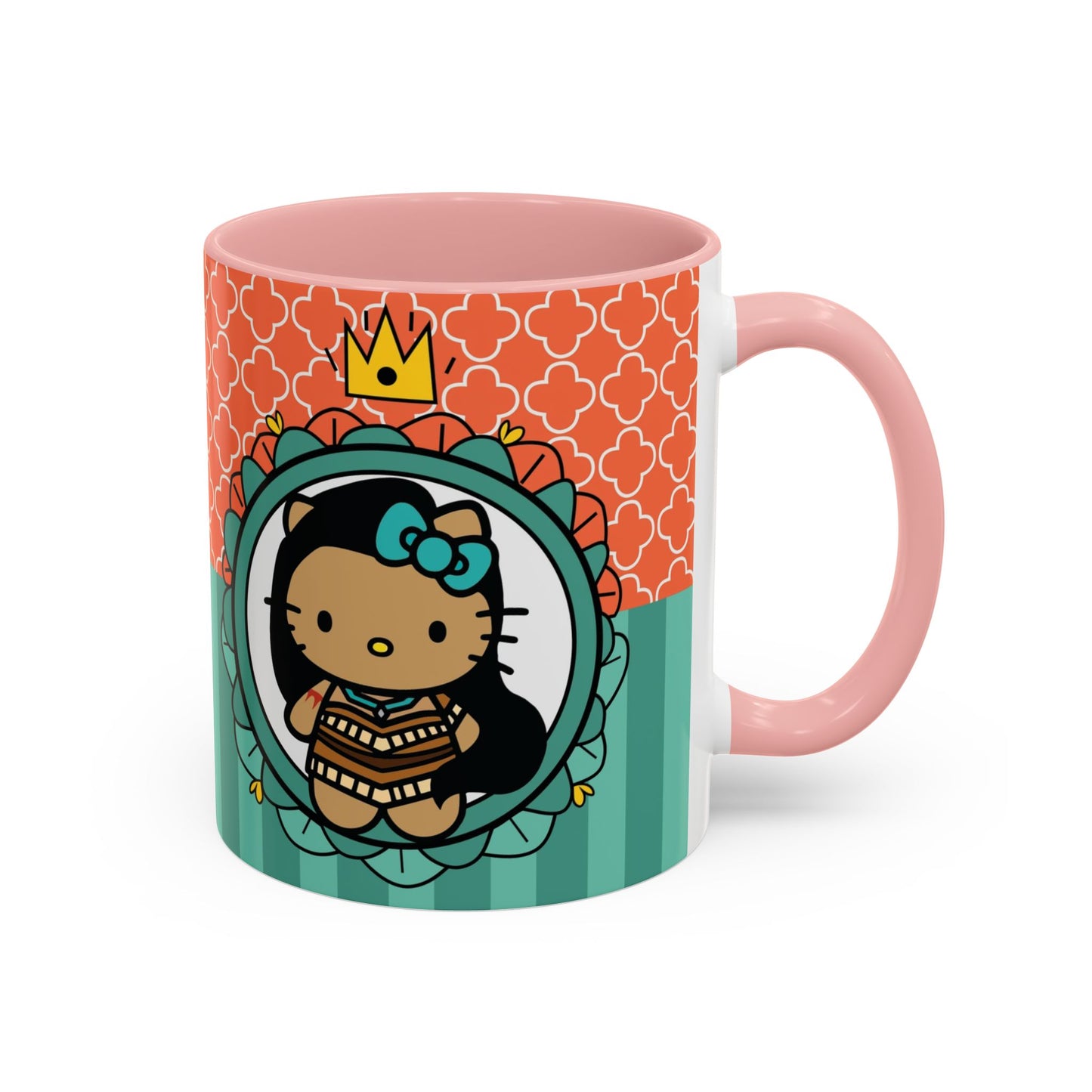 Kawaii Princess Girl Illustration Mug | Accent Coffee Mug 11oz 15oz