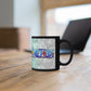 Anime Logo Black Coffee Mug 'One Piece' Style Pirate Crew Design