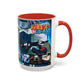 Naruto Kakashi Accent Coffee Mug — Anime Character Collage 11/15oz