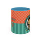 Kawaii Princess Girl Illustration Mug | Accent Coffee Mug 11oz 15oz