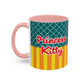 Redheaded Princess Kitty Accent Coffee Mug | Cute Cat Princess Design