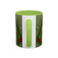 Green Knit Santa Mug | Accent Coffee Mug