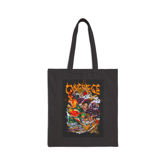 Luffy Art Tote Bag | One Piece Inspired Tote Bag