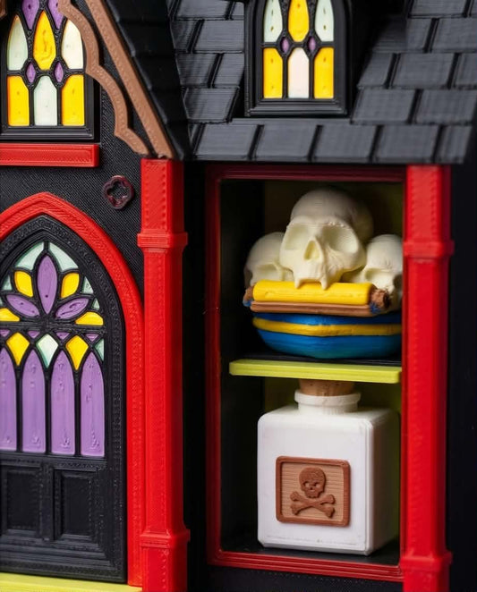 Spooky Halloween Haunted House Miniature Decor (Two Variations Available)