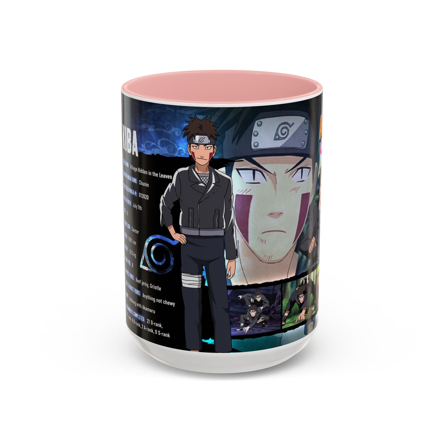 Kiba Collage Coffee Mug | Naruto Shippuden Design (11/15oz)