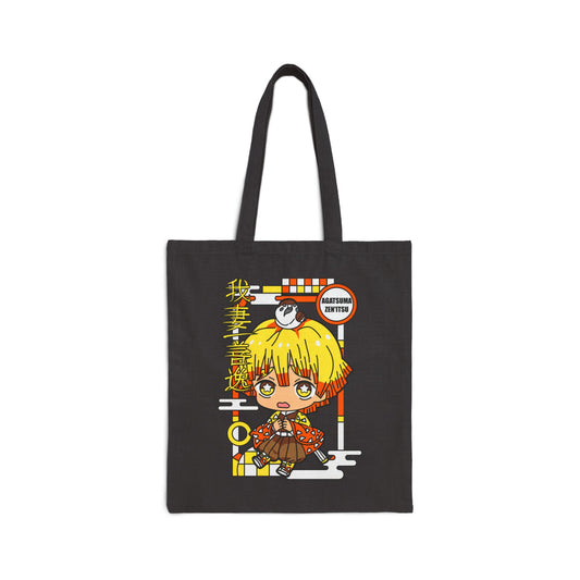 Chibi Zenitsu Tote Bag | Demon Slayer Inspired Tote Bag